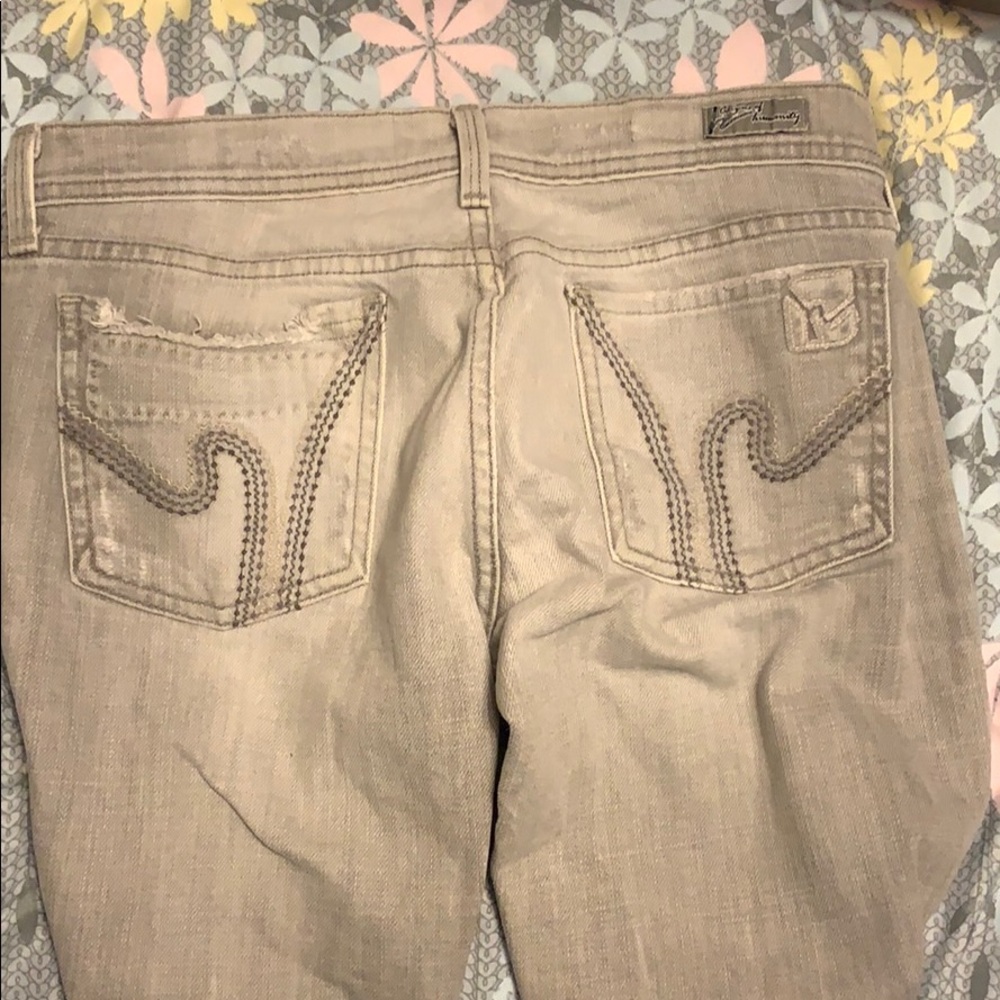 Citizens of humanity soft gray jeans